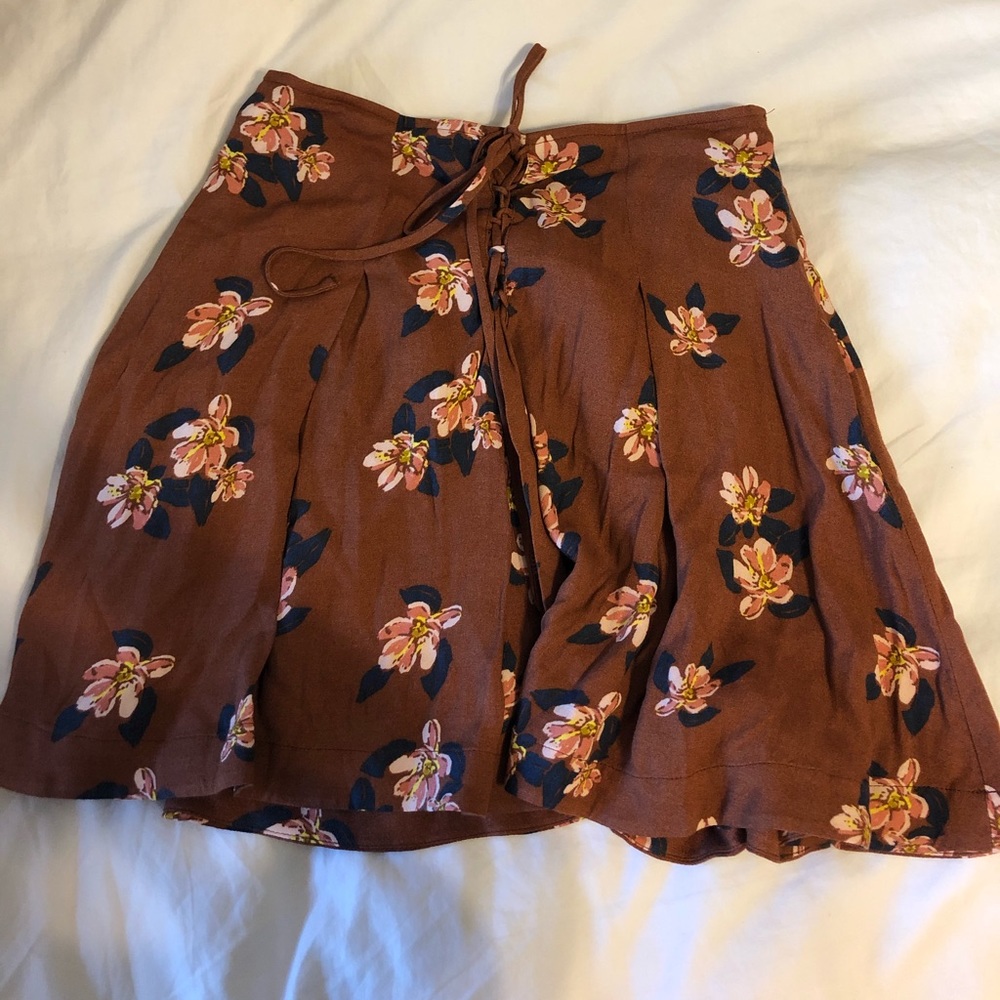 Free People Pleated Mini Skirt